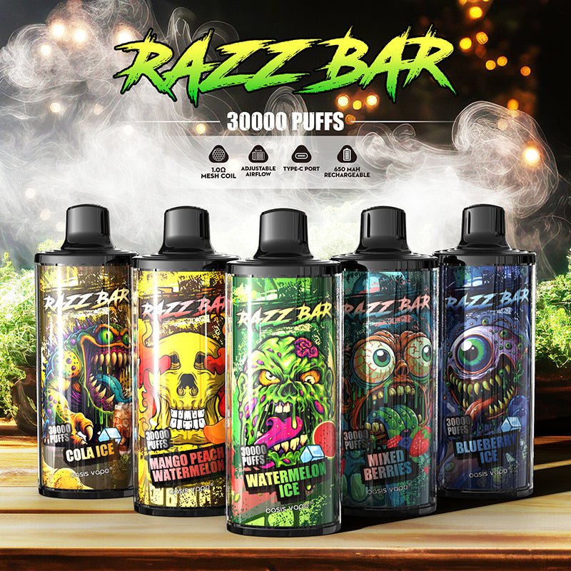 EU Warehouse Razz Bar 30000 Puffs Disposable Vape Wholesale - GeliVape Wholesale