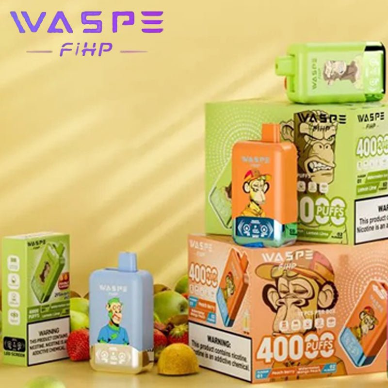 EU Warehouse WASPE Fihp 2 in 1 40000 Puffs Disposable Vape Wholesale - GeliVape Wholesale