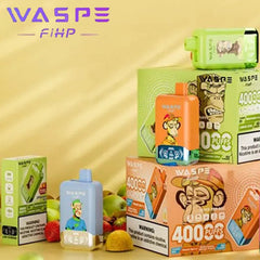 EU Warehouse WASPE Fihp 2 in 1 40000 Puffs Disposable Vape Wholesale - GeliVape Wholesale
