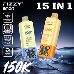 EU Warehouse FIZZY SMART 15 IN 1 150k Puffs 80ml Disposable Vape Wholesale - GeliVape Wholesale
