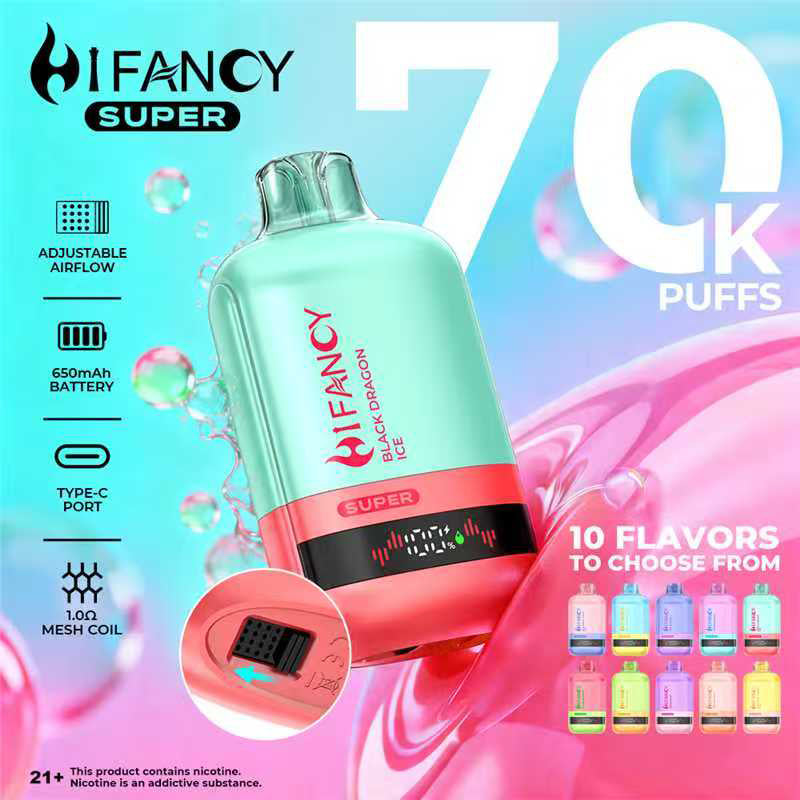HIFANCY SUPER 70000 Puffs Disposable Vape Wholesale - EU Warehouse | GeliVape - GeliVape Wholesale