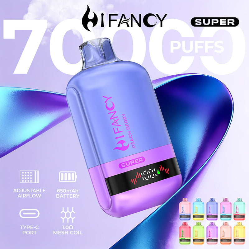 HIFANCY SUPER 70000 Puffs Disposable Vape Wholesale - EU Warehouse | GeliVape - GeliVape Wholesale