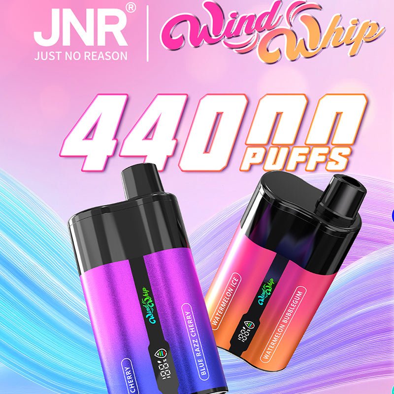 JNR WindWhip 2 IN1 44000 Puffs 40ml Disposable Vape Wholesale - GeliVape Wholesale