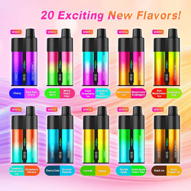 JNR WindWhip 2 IN1 44000 Puffs 40ml Disposable Vape Wholesale - GeliVape Wholesale