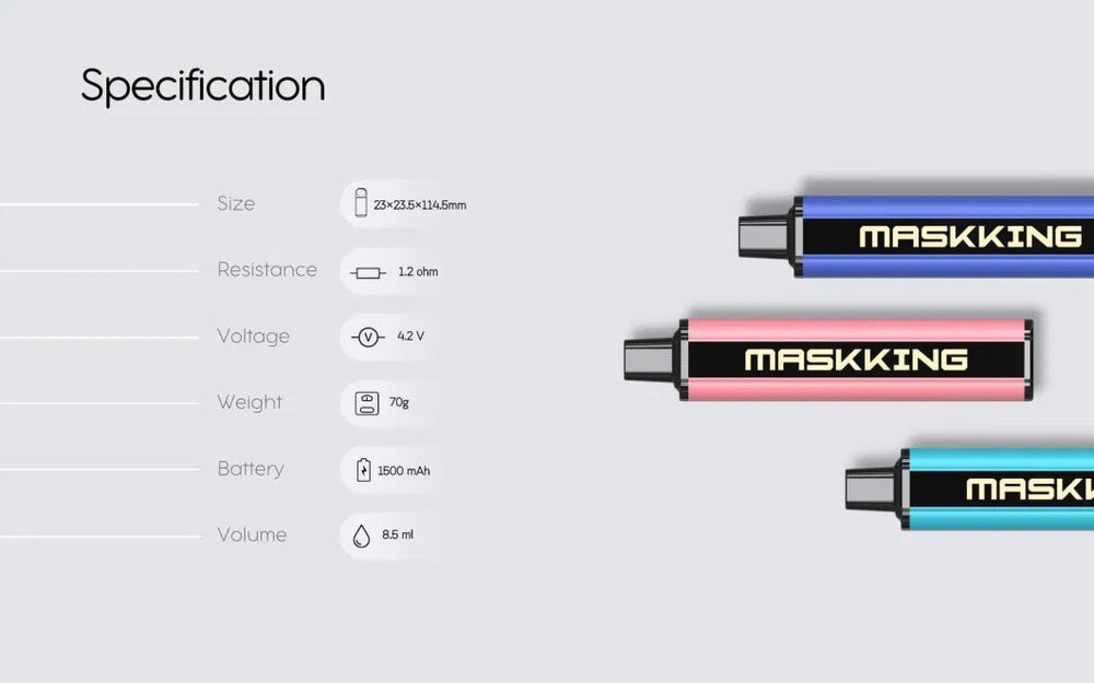 Maskking Super CC 2500 Puffs Disposable Vape Wholesale - EU Warehouse | GeliVape - GeliVape Wholesale