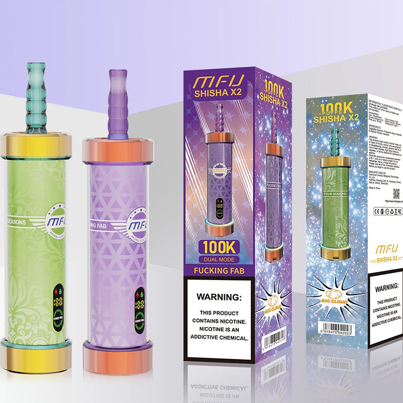 MFU SHISHA X2 100K Puffs Hookah Vape Wholesale - US Warehouse | GeliVape - GeliVape Wholesale