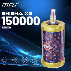 MFU SHISHA X3 150K Puffs Hookah Vape Wholesale - US Warehouse | GeliVape - GeliVape Wholesale