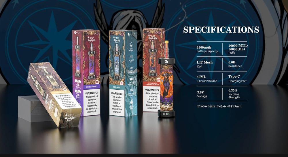 OLIT Hookalit 40000 Puffs Disposable Vape Wholesale - Bulk Buy | GeliVape - GeliVape Wholesale