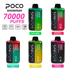 POCO Snowman 70000 Puffs Disposable Vape Wholesale - EU Warehouse | GeliVape - GeliVape Wholesale