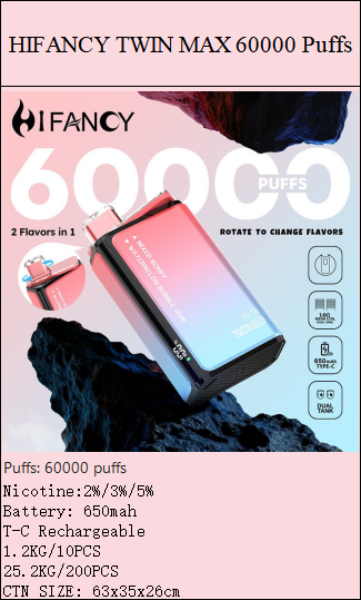 HIFANCY 60K vape information from Gelivape