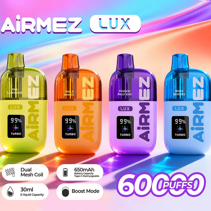 Airmez Lux 60000 Puffs Disposable Vape Wholesale-Eu Warehouse | Gelivape 5 Airmez Lux 60000 Puffs Desechables Vape al por mayor - Almacén en la UE | GeliVape - GeliVape al por mayor