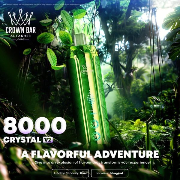 Al Fakher Crystal V2 8000 Puffs