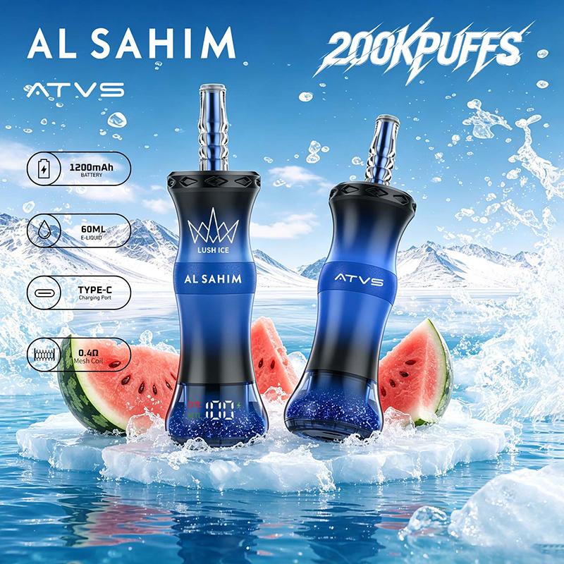 欧州の熱波「Beating」に打ち勝つ：VapeショップがATVS AL SAHIM 200K Puffsを必要とする理由