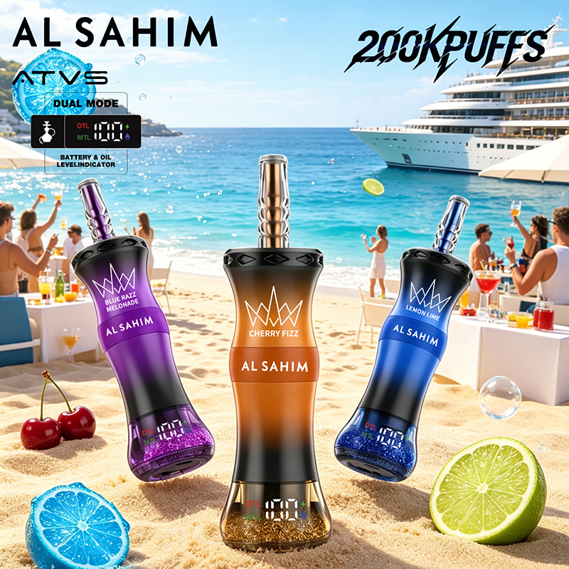 欧州の熱波「Beating」に打ち勝つ：VapeショップがATVS AL SAHIM 200K Puffsを必要とする理由