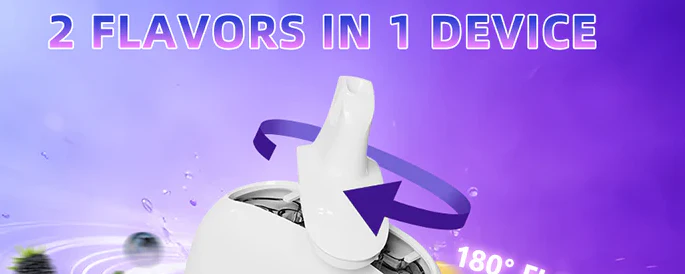 Dual Flavor Disposable Vapes: Wholesale Price, 2IN1 System and EU Stock 2 Dual Flavor Disposable Vapes: Wholesale Price, 2IN1 System and EU Stock