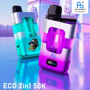 Fumot ECO 2 EN 1 50 000 Puffs jetables Vape en gros - Entrepôt UE | GeliVape - GeliVape en gros