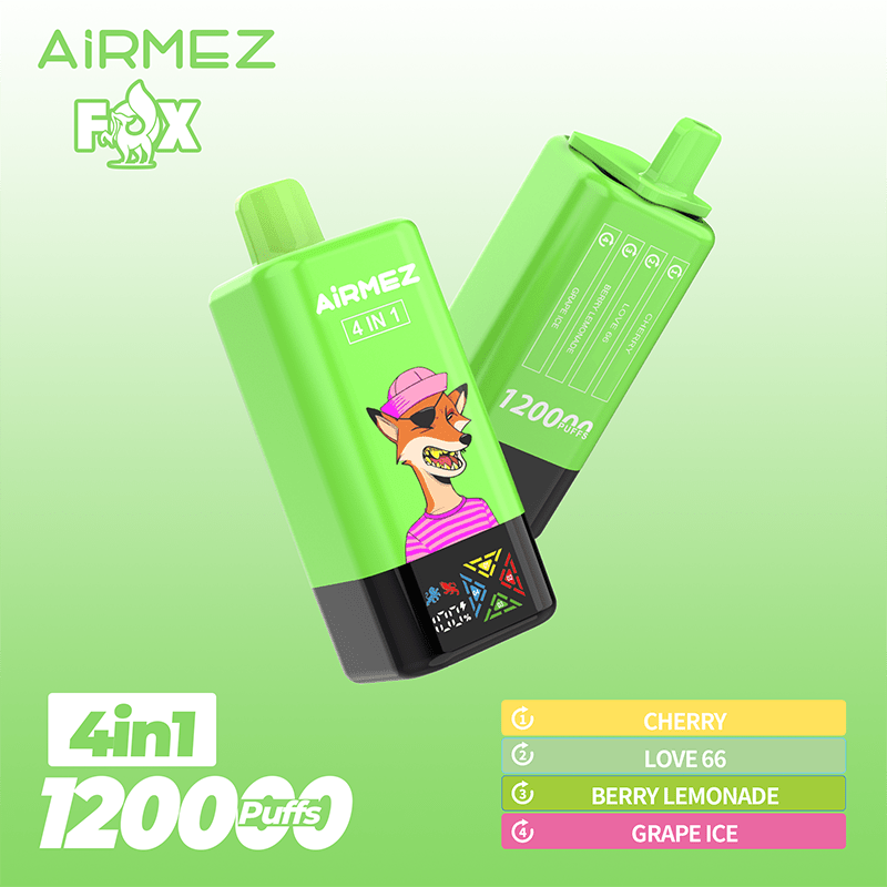 Airmez Fox 4-In-1 120K Puffs Disposable Vape Wholesale-Eu Warehouse | Gelivape 5 AiRMEZ Fox 4-in-1 120000 Puffs 使い捨て Vape 卸売り - EU倉庫 | GeliVape - GeliVape 卸売り
