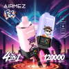 AiRMEZ Fox 4-in-1 120000 Puffs 使い捨て Vape 卸売り - EU倉庫 | GeliVape - GeliVape 卸売り