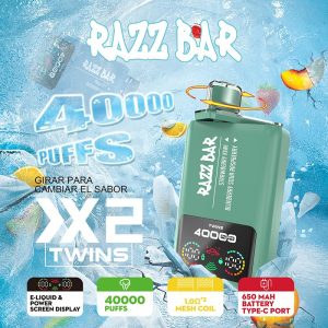Razzbar 40k TWiNS 40000 Puffs 使い捨て Vape 卸売り - EU倉庫 | GeliVape - GeliVape 卸売り