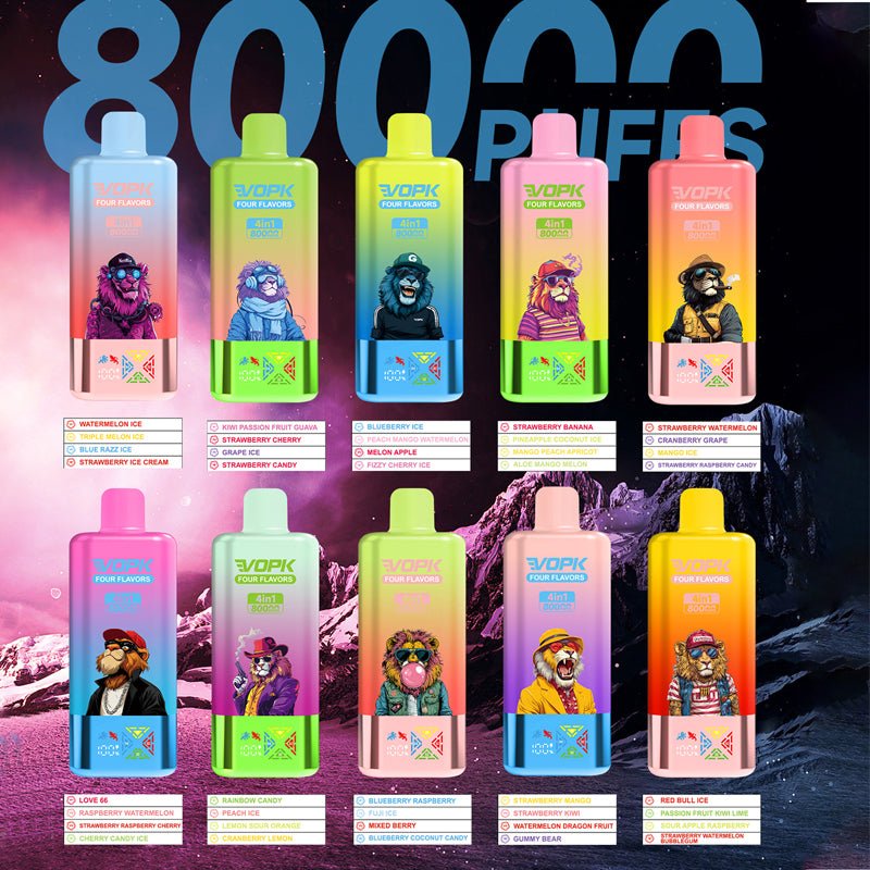 Vopk Four Flavors 80000 Puffs Disposable Vape Wholesale-Eu Warehouse | Gelivape 8 VOPK Four Flavors 80000 Puffs Disposable Vape Wholesale - EU Warehouse | GeliVape - GeliVape Wholesale