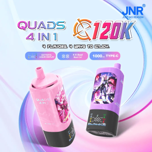 JNR Quads 4in1 120 000 Puffs Desechables Vape Venta al por mayor - Almacén en la UE | GeliVape - GeliVape Venta al por mayor