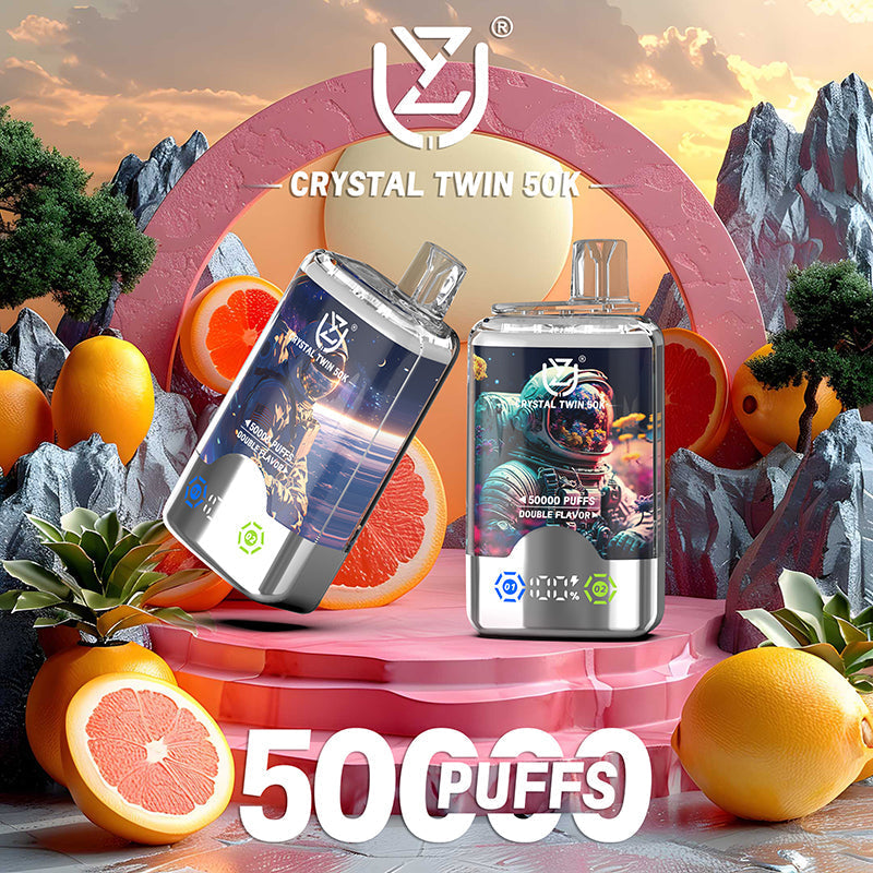 Uzy Crystal Twin 50000 Puffs Disposable Vape Wholesale-Eu Warehouse | Gelivape 4 UZY CRYSTAL TWIN 50000 Puffs Disposable Vape Wholesale - EU Warehouse | GeliVape - GeliVape Wholesale