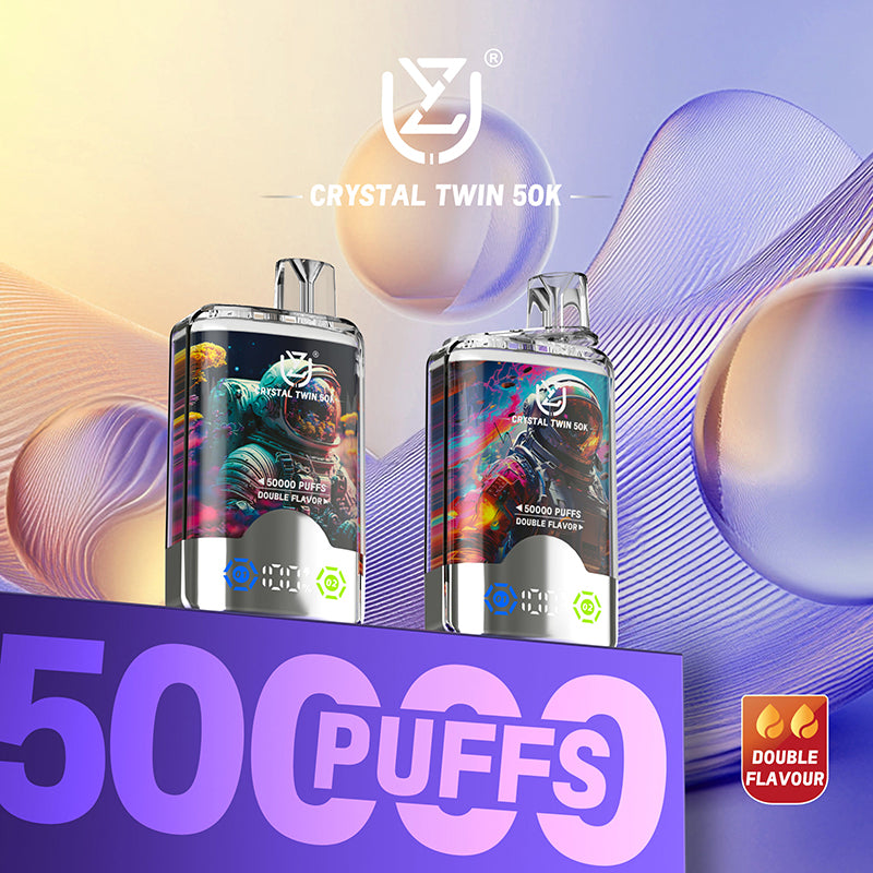 Uzy Crystal Twin 50000 Puffs Disposable Vape Wholesale-Eu Warehouse | Gelivape 3 UZY CRYSTAL TWIN 50000 Puffs Disposable Vape Wholesale - EU Warehouse | GeliVape - GeliVape Wholesale