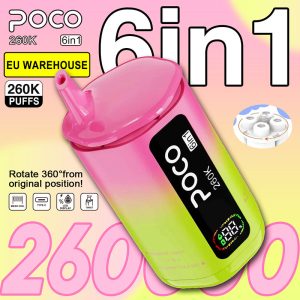 Poco 6IN1 260K Puffs 使い捨て Vape 卸売り - EU倉庫 | GeliVape