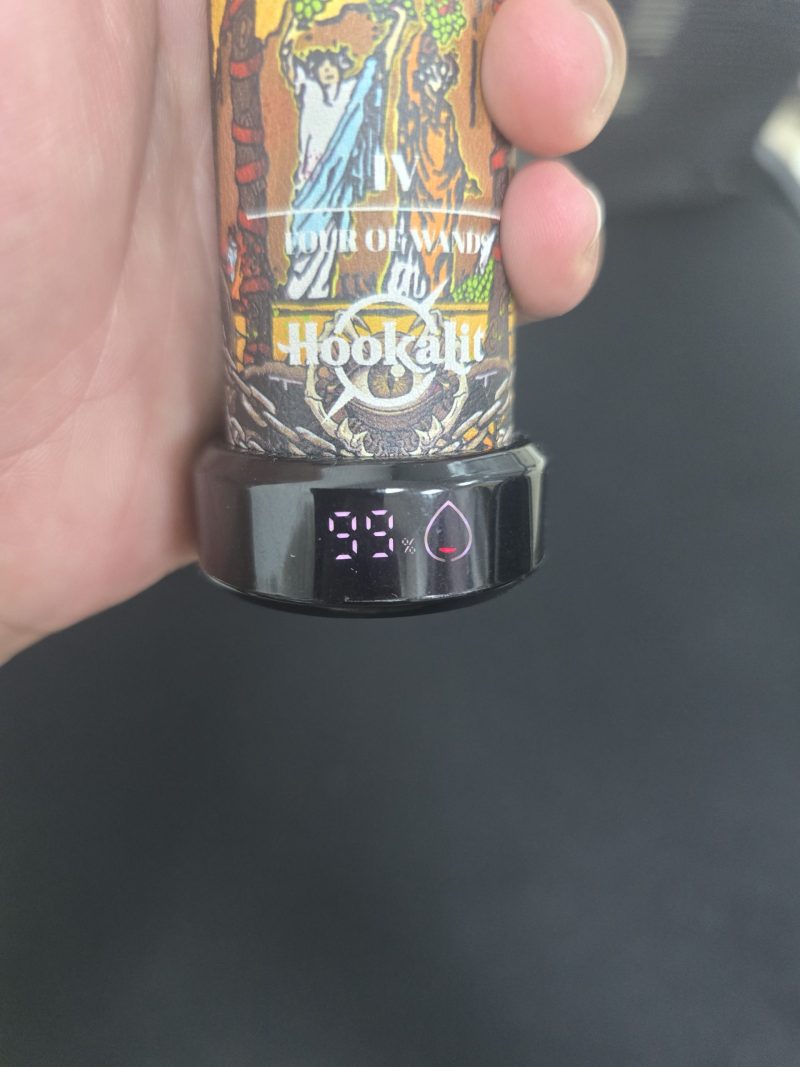 Recensione Olit Hookalit 40000 Puffs: l’Illusion 40K-Puff, unboxing Olit Hookalit 40000 Puffs - Schermo di telemetria intelligente