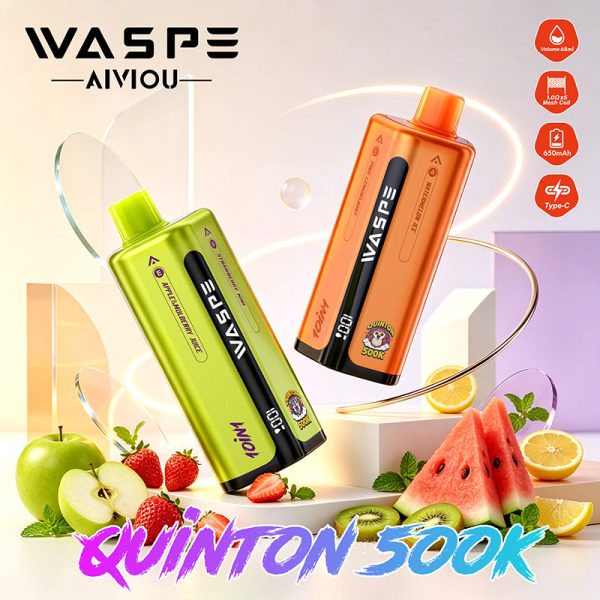 Waspe 10IN1 Quinton 500K Puffs Hardware Design