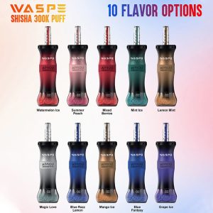 Waspe Shisha Hookah 300K Puffs Disposable Vape Wholesale-EU Warehouse | GeliVapeの別の見方