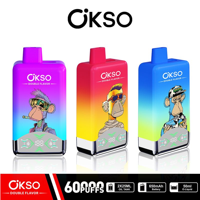 Okso Double Flavors 60000 Puffs Disposable Vape Wholesale-EU Warehouse | GeliVape 7 Okso Double Flavors 60000 Puffs Disposable Vape Wholesale-EU Warehouse | GeliVape - Image 5