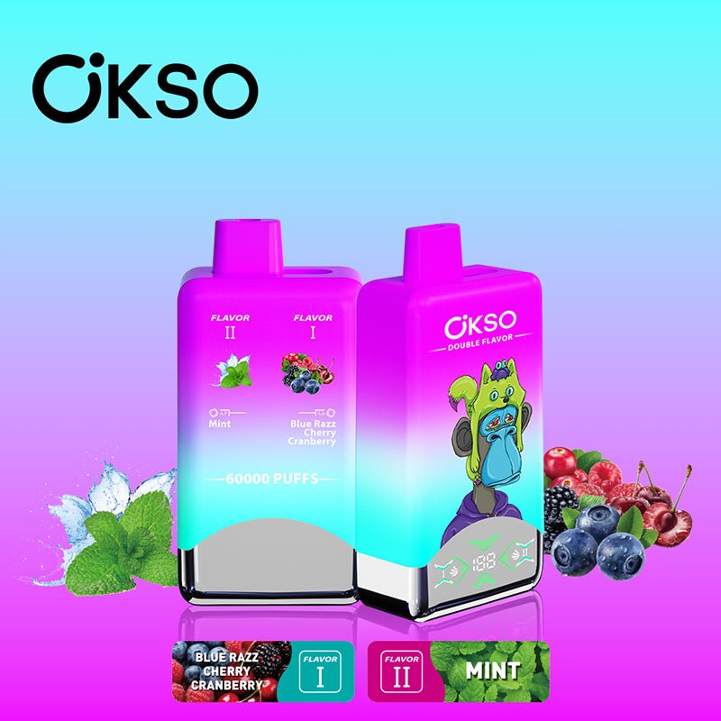 Okso Double Flavors 60000 Puffs Disposable Vape Wholesale-EU Warehouse | GeliVape 4 Okso Double Flavors 60000 Puffs Disposable Vape Wholesale-EU Warehouse | GeliVape - Image 2